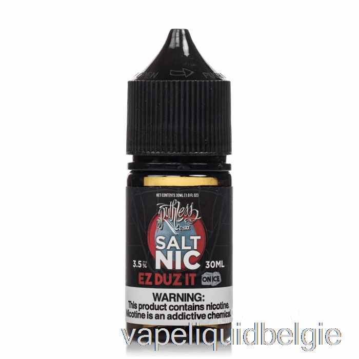 Vape Smaken Ez Duz It Op Ijs - Meedogenloos Zout - 30ml 35mg